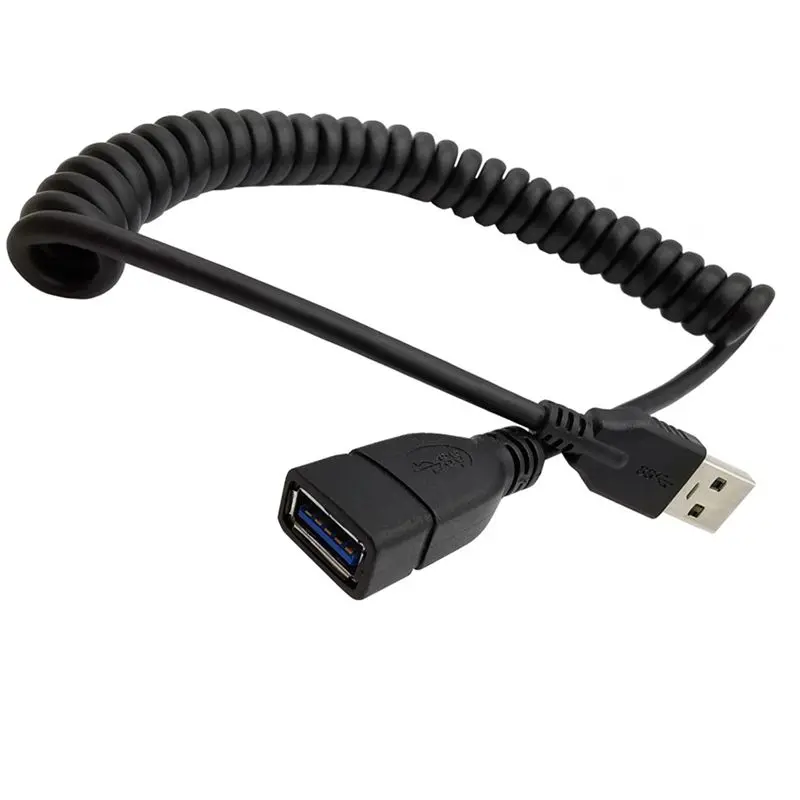 Cabo de extensão extensível, USB 3.0, macho para fêmea, computador, mouse, teclado, unidade USB, AM para AF