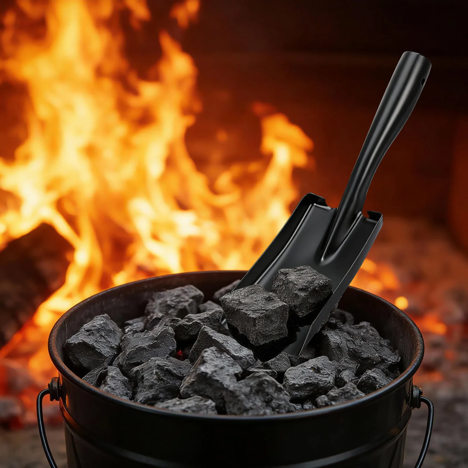 

Многофункциональная стальная лопата для улицы: маленькая садовая, пляжная, для очистки от золы, снега, угля, инструмент для уборки снега