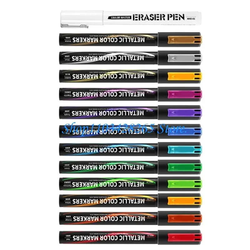 نموذج لمس أقلام الطلاء تلوين ماركر فرشاة القلم لإصلاح الخدش والتلوين الاحترافي على الأسطح المختلفة G2TE