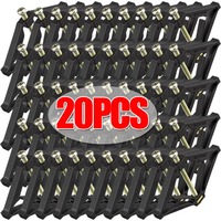 20/1pcs Type 86 Box Repairer Machine Black Box Repair Screw Repair Socket Switch Box Replacement Fixed Wall Repair Support Rod