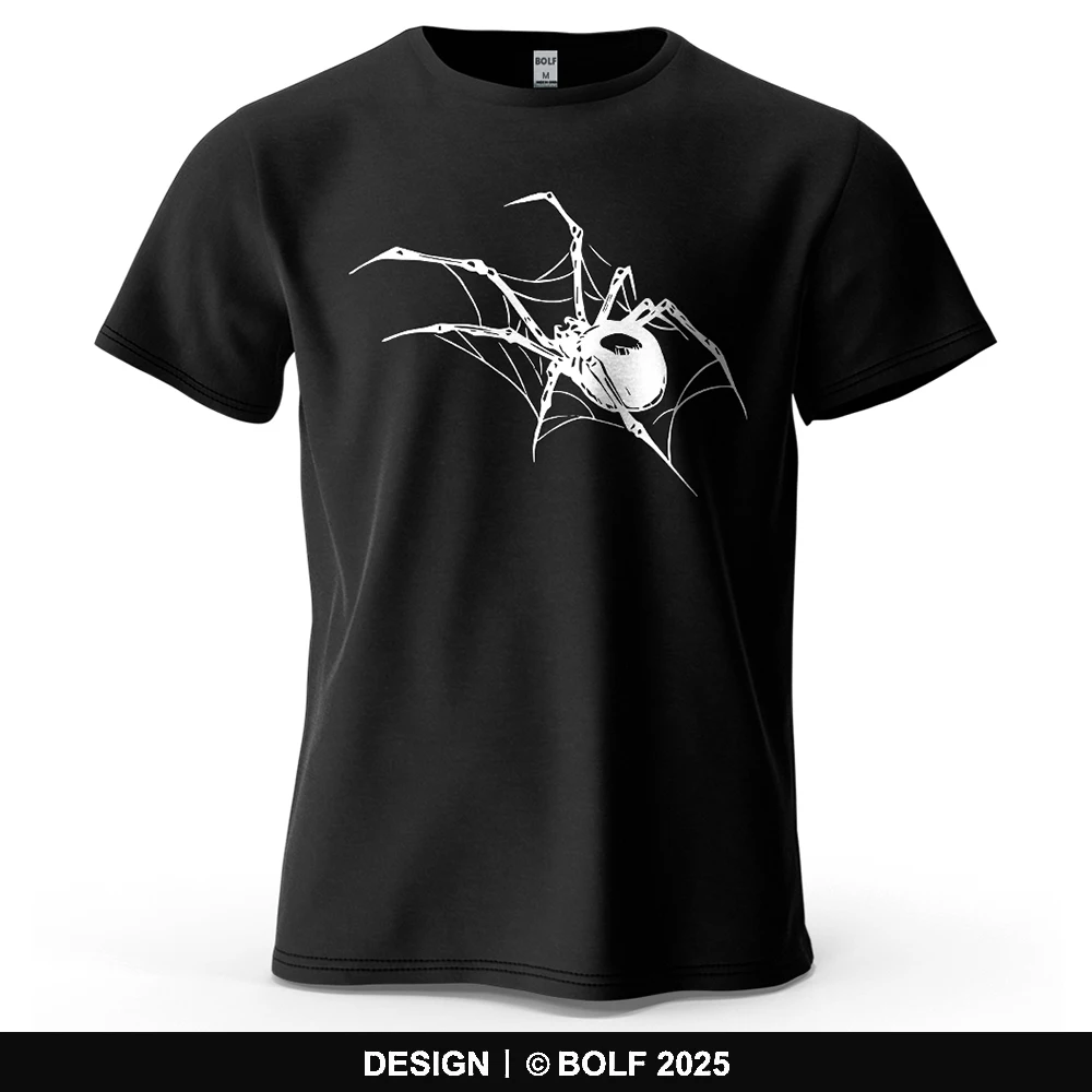 Spider Stilvolles bedrucktes Herren-T-Shirt aus 100 % Baumwolle, übergroß, coole Grafik-T-Shirts für Damen, Tops, T-Shirts, lässige Streetwear