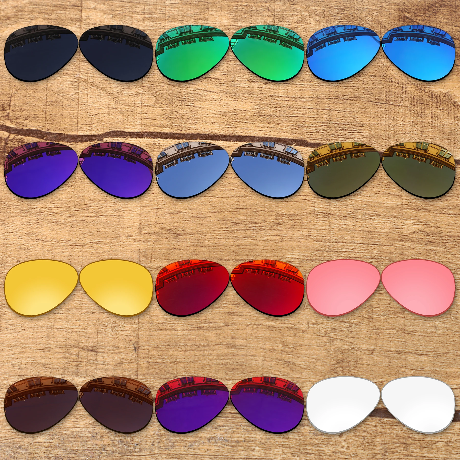 Aaaxopticflow 20+ Color Choices Polarized Replacement Lenses for Maui Jim Mavericks MJ264 61mm Frame
