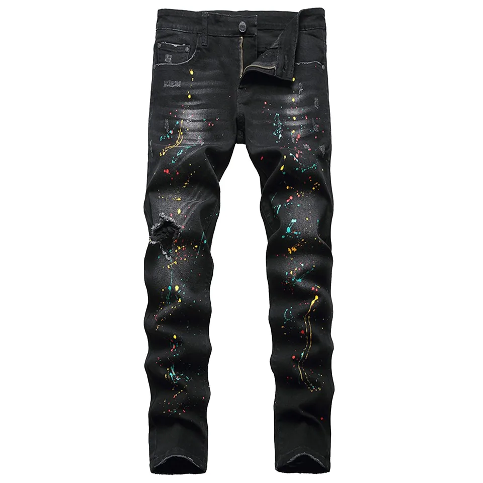 Men Casual Stretchy Slim Fit Jeans