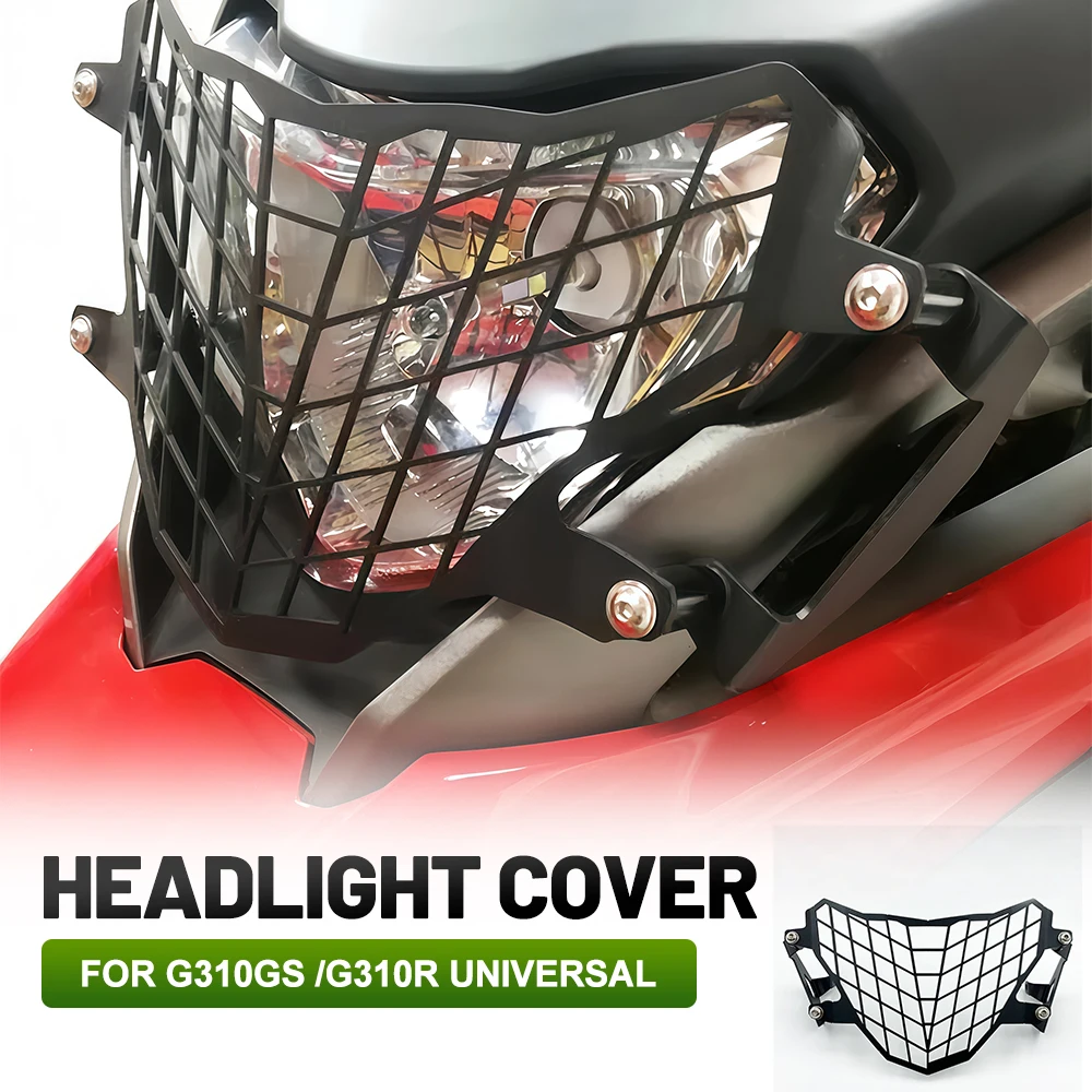 Motorcycle Headlight Guard Grille Cover Protector Headlight Network Protection Large Lampshade Suitable FOR BMW G310GS G310R