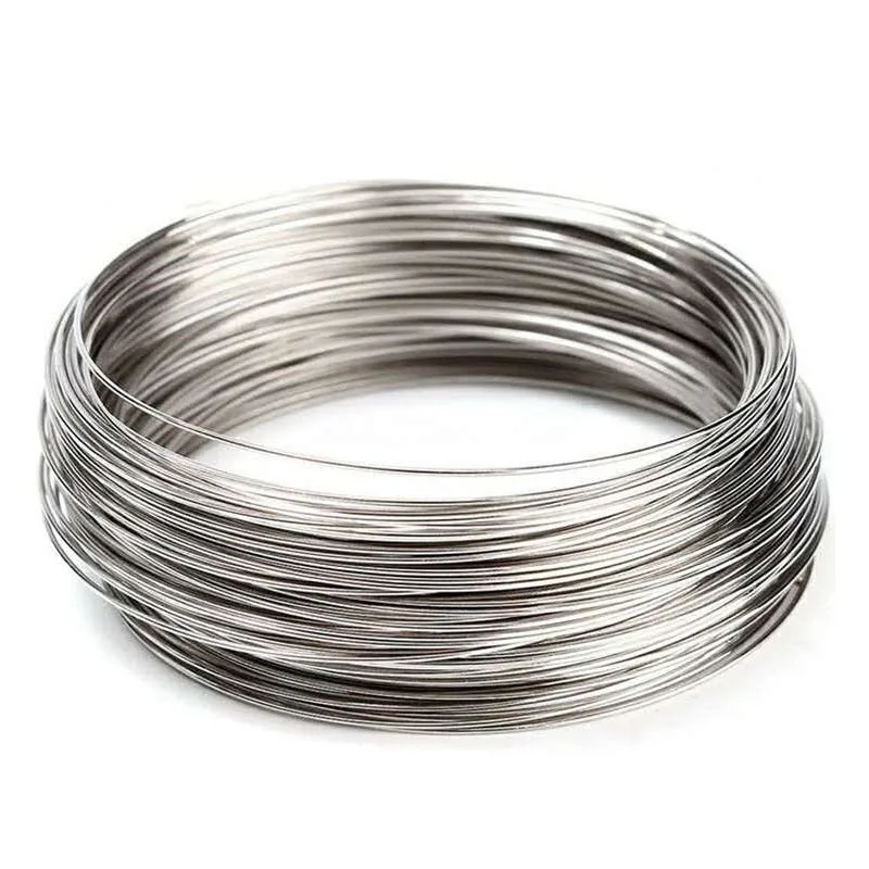 Único Strand Binding Cord Line, Rustproof Soft Wire, 304 Stainless Steel Wire, Diâmetro 0.2-3.0mm