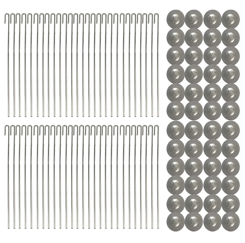 500 Sets Solar Panel Guard Fastener Clips,Stainless Steel Wire Fence Fasteners Animal Guard Roll Kit for Solar Panel clips