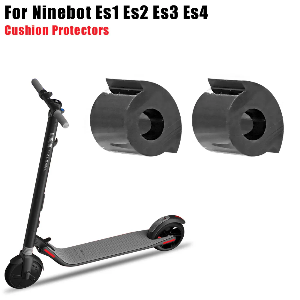 2PC Folding Cushion Protector Charging Port Contains Silica Gel For Ninebot Es1 Es2 Es3 Es4 Electric Scooter Rubber parts