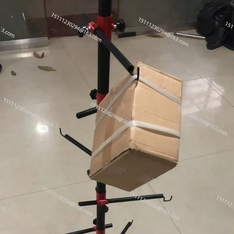 

Heavy-Duty Bumper Paint Stand - Mobile Auto Body Repair Rack for Spray Painting, Adjustable Metal Support