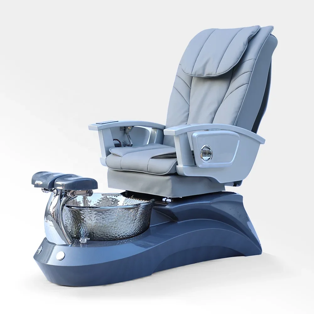 Pedicure Chair,Modern Luxury European Style Beauty Nail Salon Furniture Electric Pipeless Whirlpool Foot Spa Massage