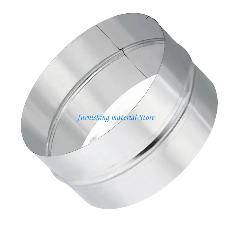 Y5GD Smooth Galvanized Metal Air Passage Link Featuring Grooved Pattern For Secure Gas Movement Connection