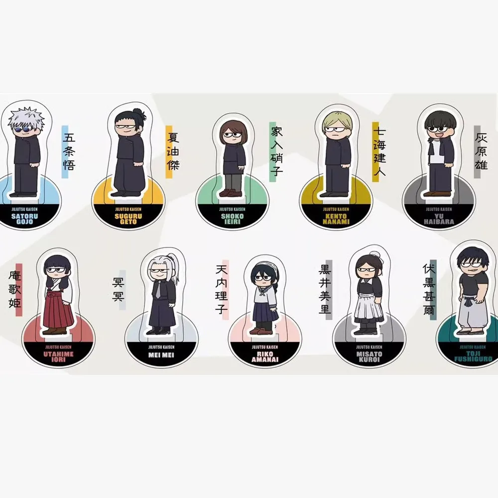 

Game 2 Acrylic Stand Doll Anime Yuji Satoru Suguru Riko Haibara Mini Figure Model Plate Cosplay Toy For Gift