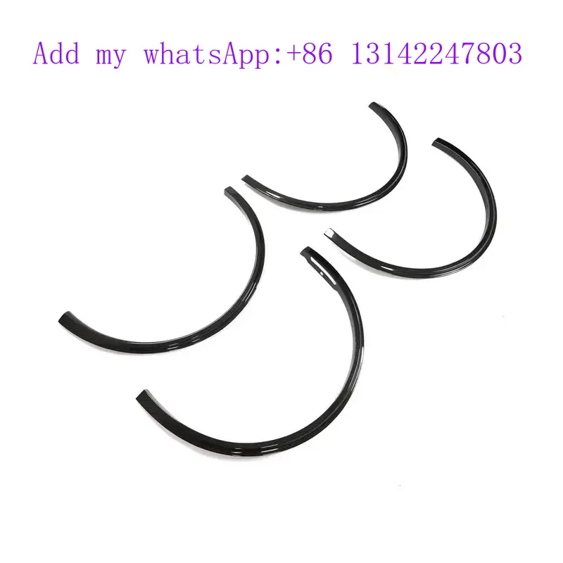 

Dry Carbon Fiber Car Wheel Eyebrow Arch Trim Fender Flares Protector for