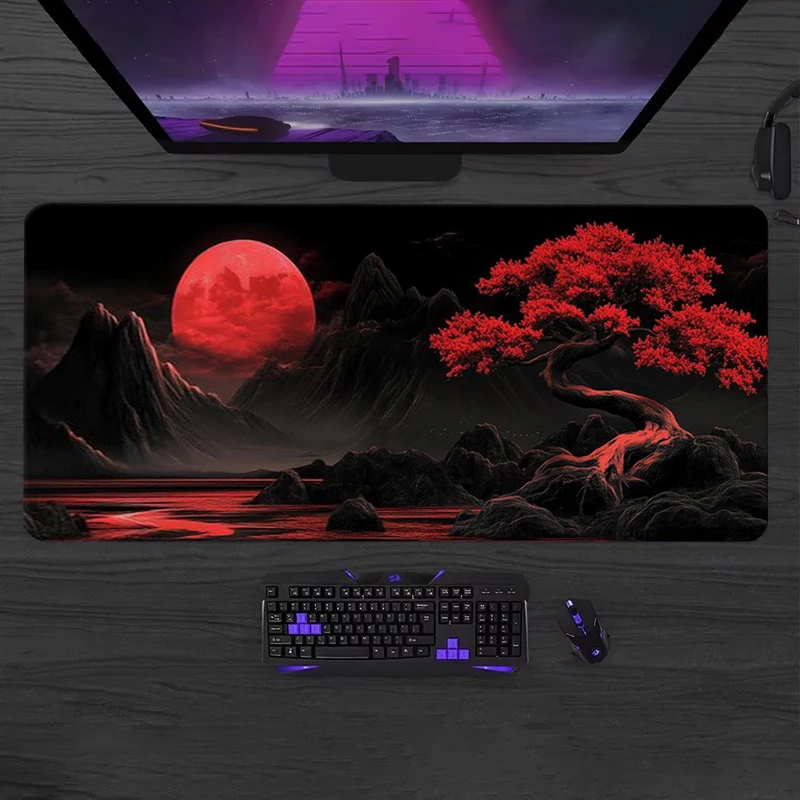 Red Moon Landscape …