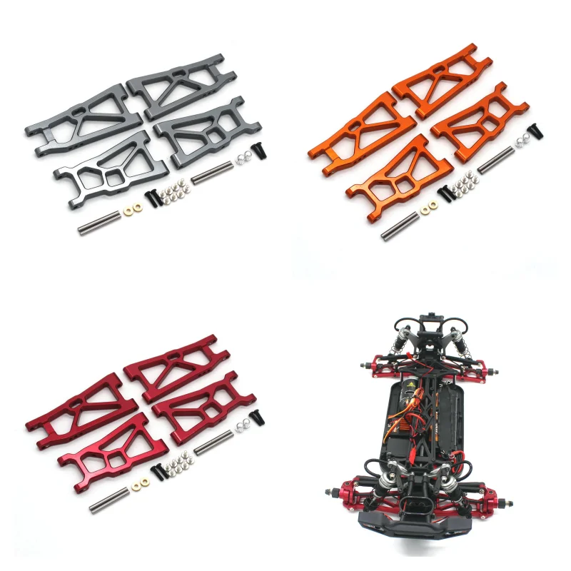 ZD Racing DBX-10 1/10 RC coche de control remoto piezas de metal brazos oscilantes delanteros y traseros