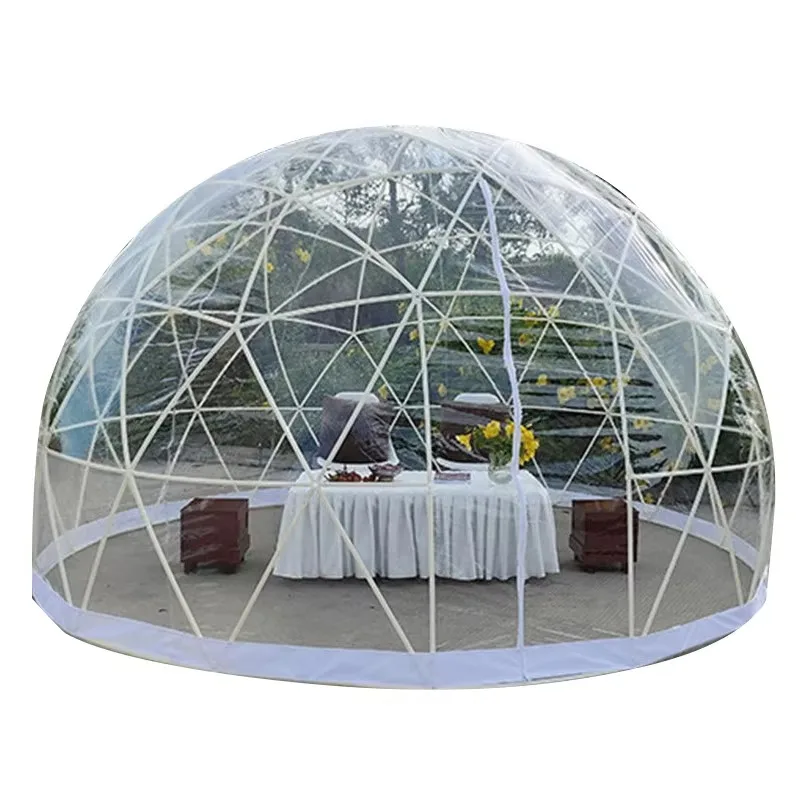 Family Clear Igloo Camping Site B&B Outdoor Family Luxury Hotel Colorful Clear Dome Inflatable Tube Tent, Star & Spider Tent OME