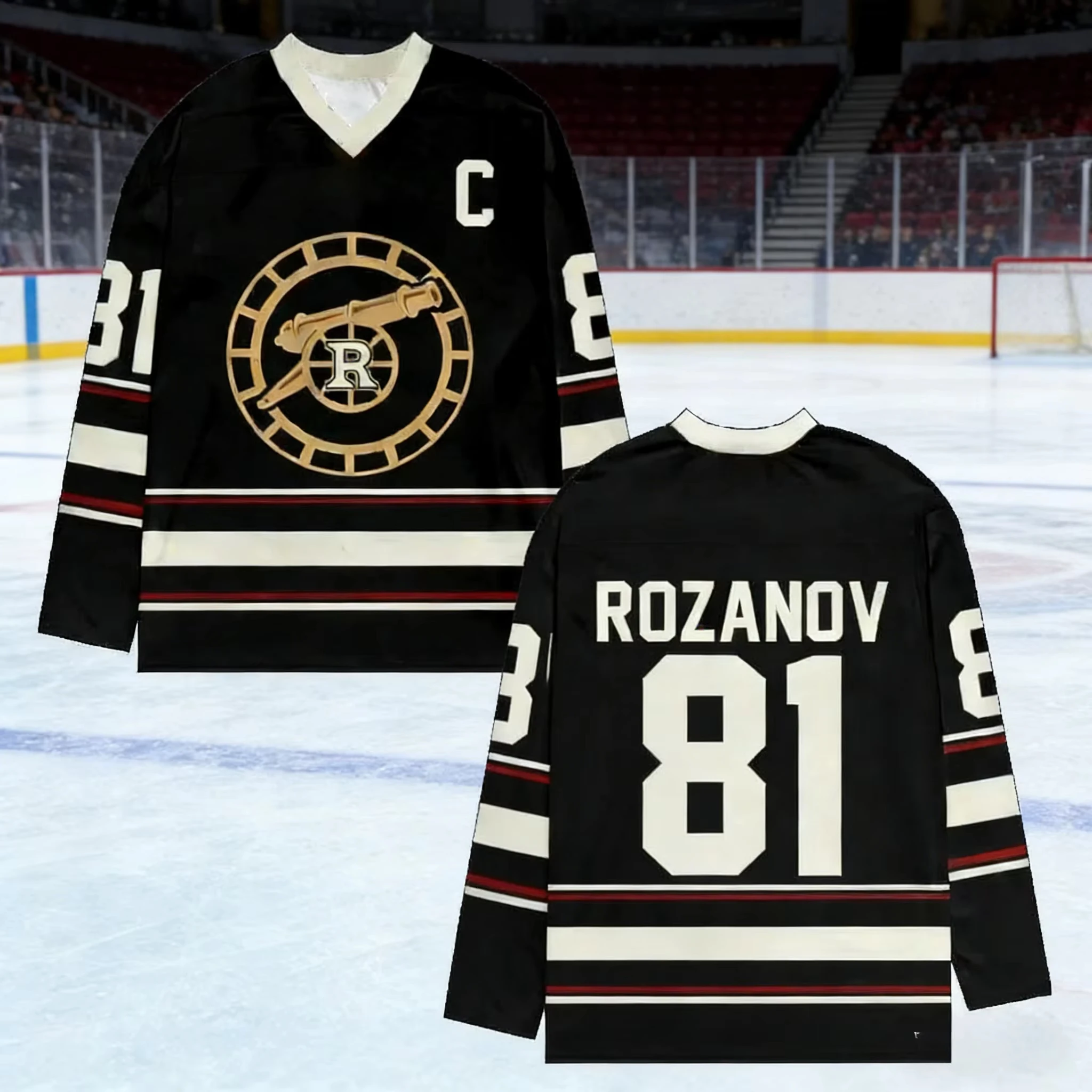 2026 Family New Heated Rivalry Hockey Jersey Langarm-T-Shirt für Herren und Damen, Rozanov HOLLANDER T-Shirt mit V-Ausschnitt, Unisex-Oberteile, Pullover – Detail 7