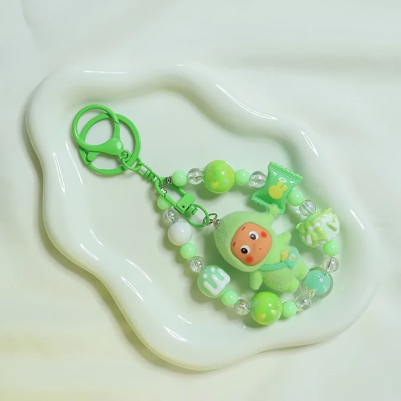 1 قطعة حقيبة سلسلة المفاتيح الكرتون حلي معلقة #5