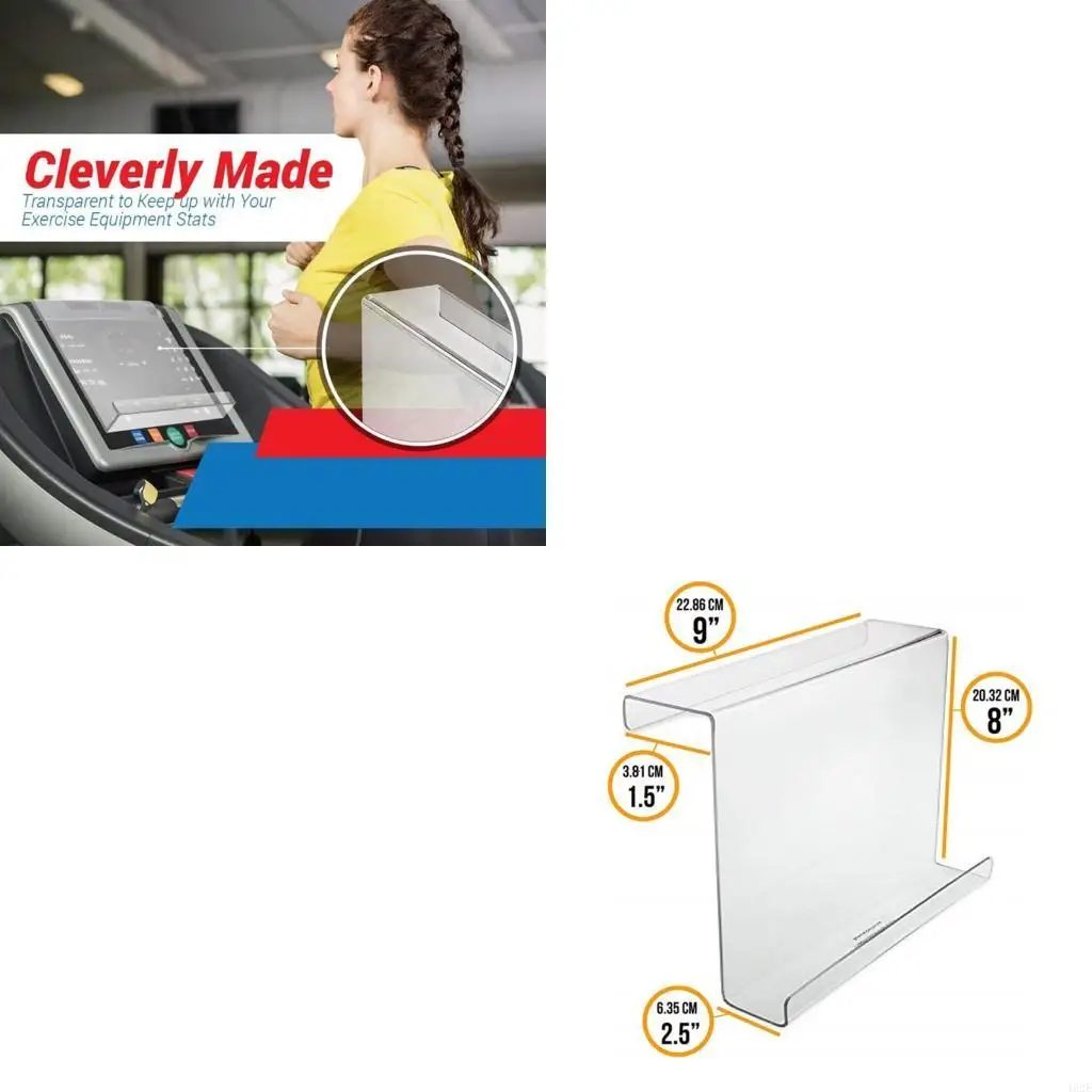 462E Acrylic Treadmill Bookholder Compatible for pad Tablet Magazine Reading Rack