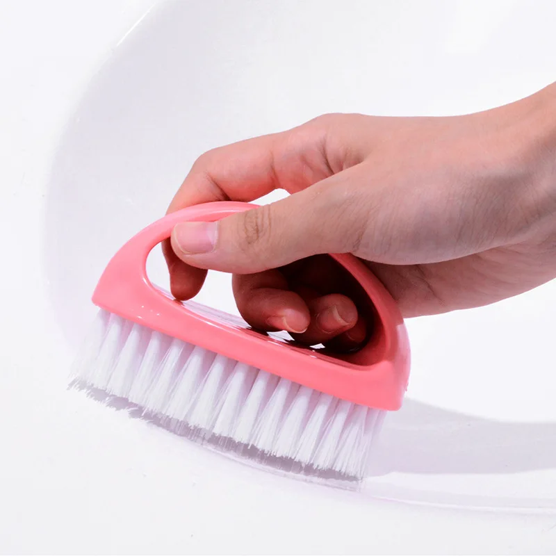 Household Cleaning Brush Candy-colored Laundry Brush Egg-shaped Shoe Brush Universal Cleaning Brush Clothing Brush Cleaning Tool
