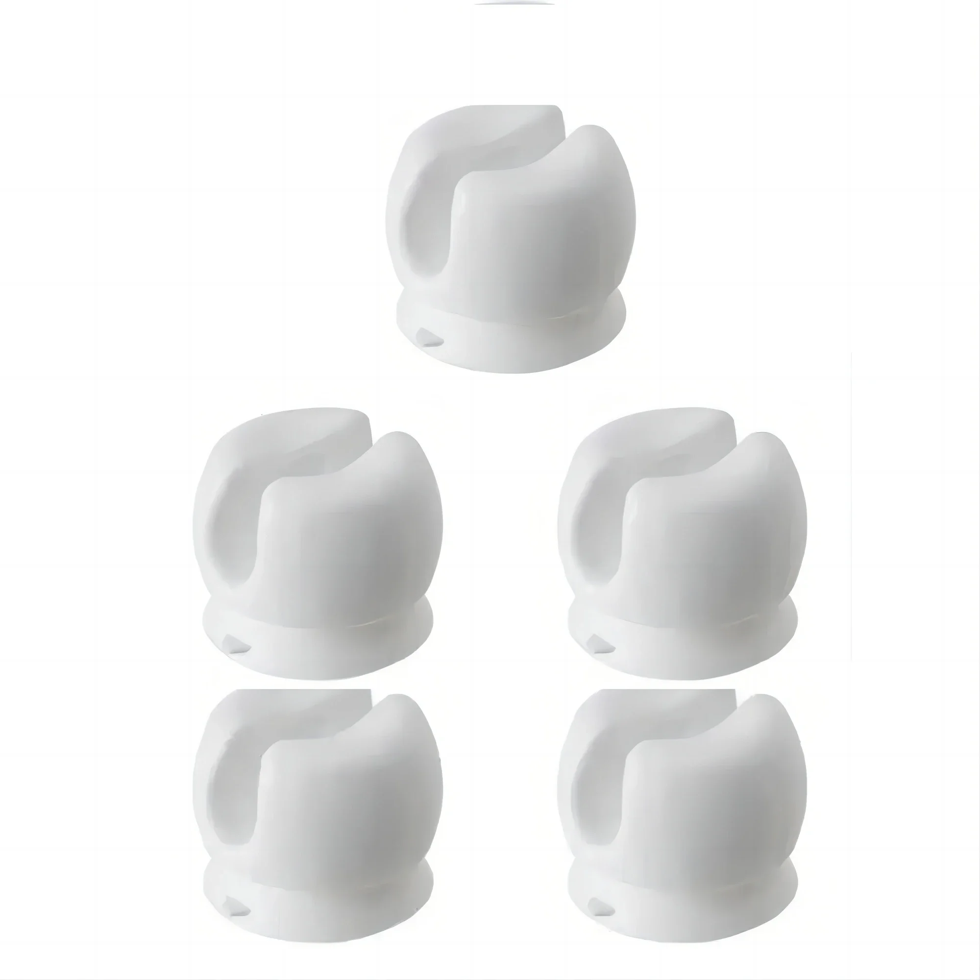 Wall Mounted Toothbrush Holder com Ventosa, Acessórios do banheiro, Organizador Produtos, Doméstico, Casa, 5 Pcs, 4 Pcs, 3 Pcs, 2Pcs