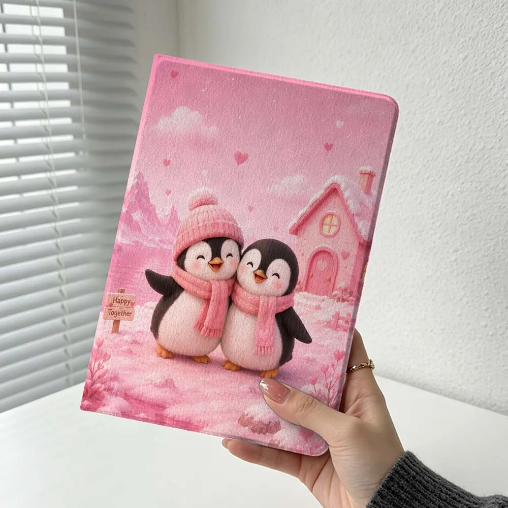 Cute Cartoon Penguin For Xiaomi Redmi Mi Pad 8 7 6 5 4 2 SE K Pro Max Ultra Poco Pad Soft Inch Tablet Case Cover