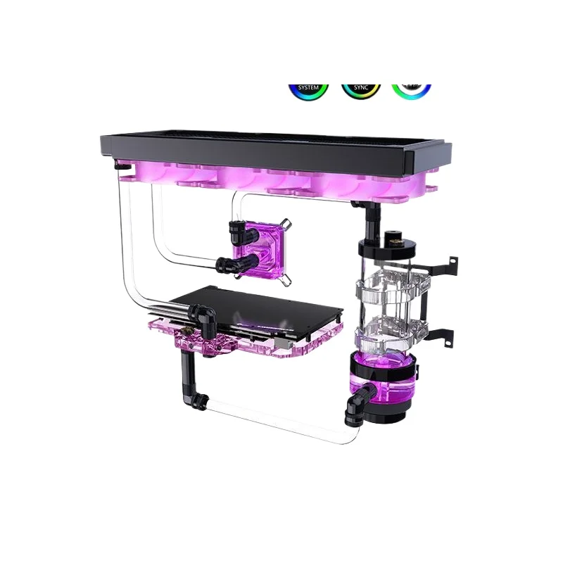 

Split water cooling set, hard tube/hose, graphics card/CPU water cooling radiator