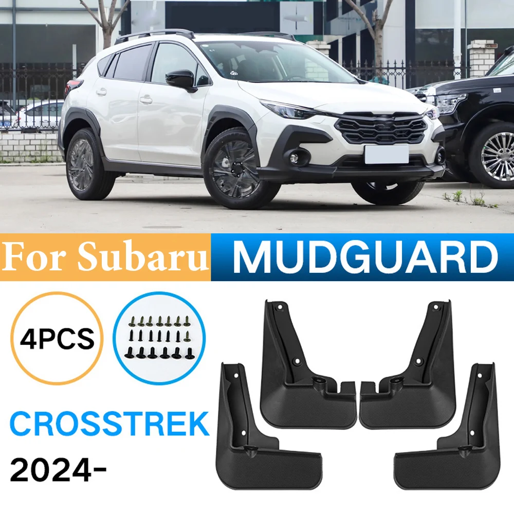 

High quality Fender Mud Flaps For Subaru Crosstrek 2024 Splash Guards MudFlaps Front Rear Mudguards Auto Accessories