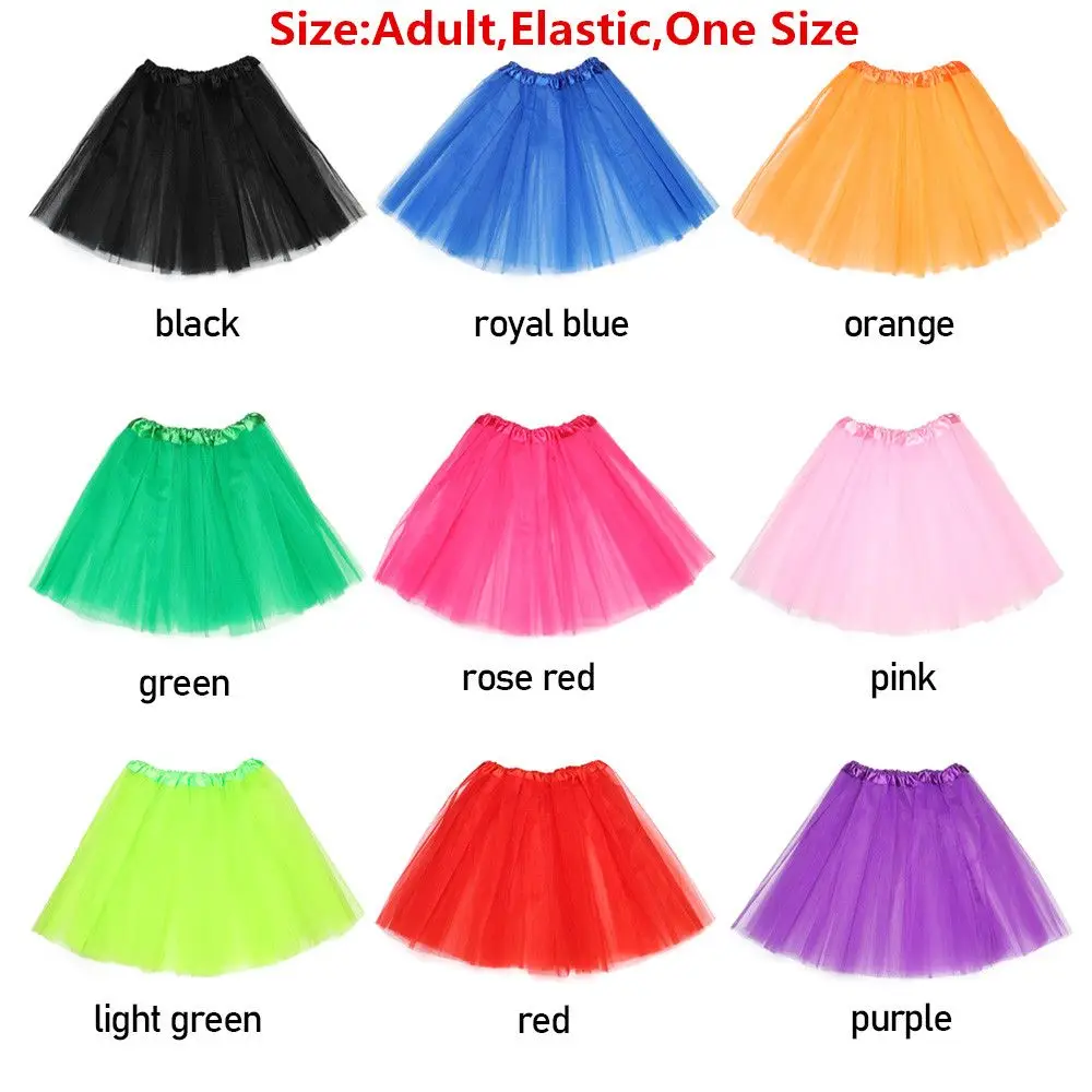 Volwassen Geplooide Dans Elastische Partij Ballet Rokken Lolita Petticoat Tutus Rok Gezwollen Rokken