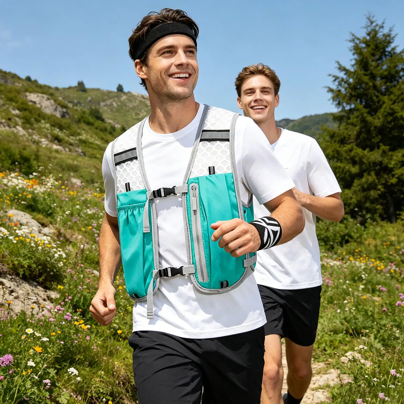 سترة عاكسة للجري قابلة للتعديل - مراجعة Running Gear Headband وسعره