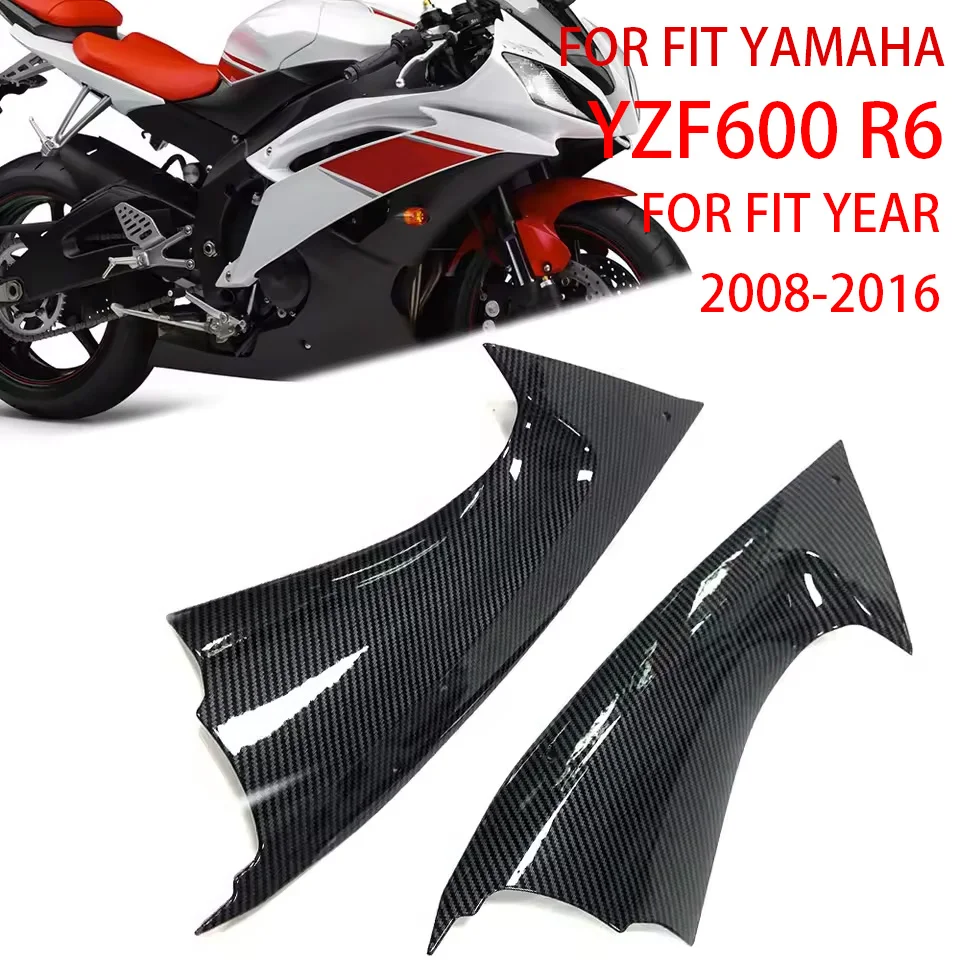 

Motorcycle ABS Carbon Fiber Style Air Duct Side Panels Fairing Cover Fit for Yamaha YZF600 YZF R6 2008-2012 2013 2014 2015 2016