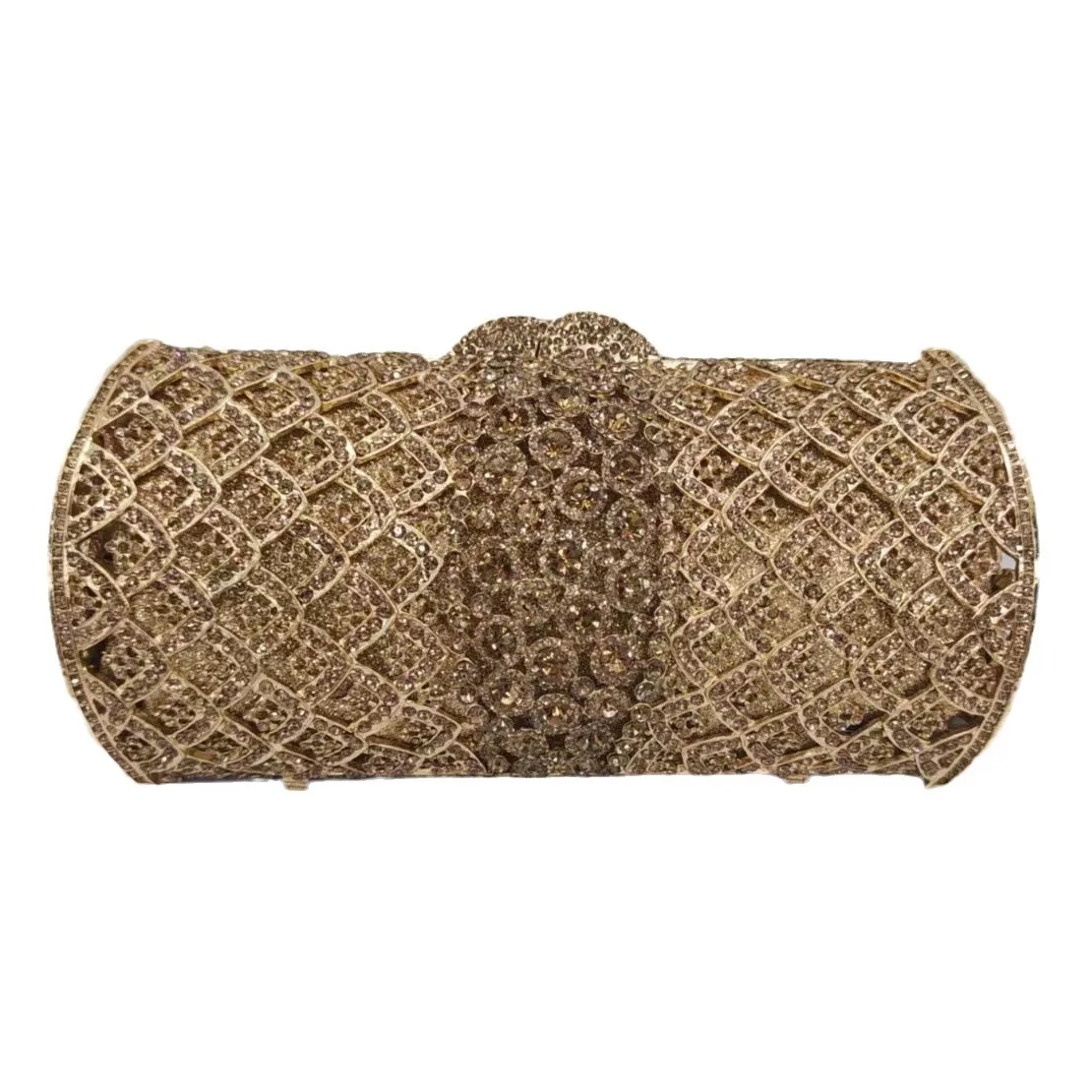 

Metal diamond clutch bag evening dress banquet handbag high-end crystal women's bag purse