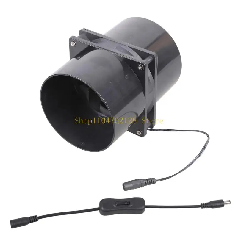 

High Performances 12V Fan Complete Set 2 Ducts Switches Wire Screws Included best sale