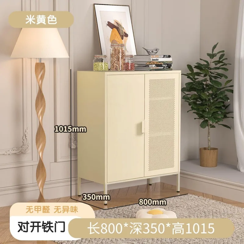 For Household Wrought Iron Tea Cabinet, Multi-functional Storage Locker, Dining Side Cabinet 800 * 350 * 1015mm