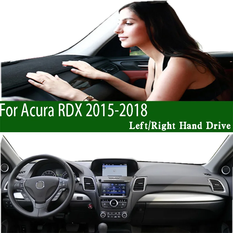 

For Acura RDX Tech Dublin Columbus 2015-2018 Dashmat Dashboard Cover Instrument Panel Sunscreen Pad Anti-Dirt Proof Ornaments