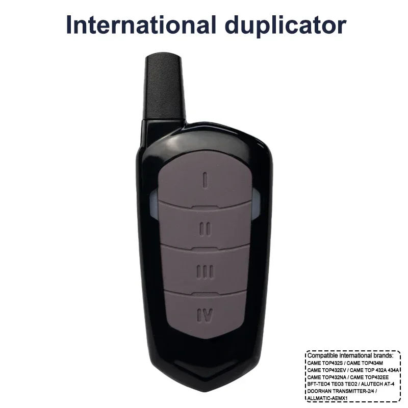 433 315 868MHz 4 Channel RF Wireless Universal Remote Control Garage Door Parking Lock Security Remote Control