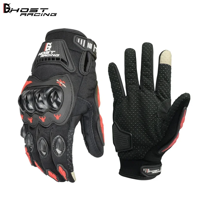 

Summer Full Finger Cycling Gloves MTB Bike Touchscreen Motorcycle Racing Gloves Breathable Sport Mitens Accessories Men Women