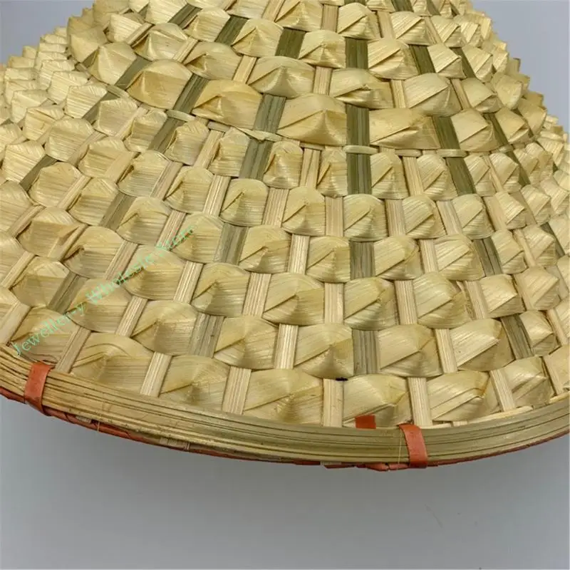 قبعة R7UF المتينة المصنوعة من الخيزران مثالية للعمل في الهواء الطلق والمسرح