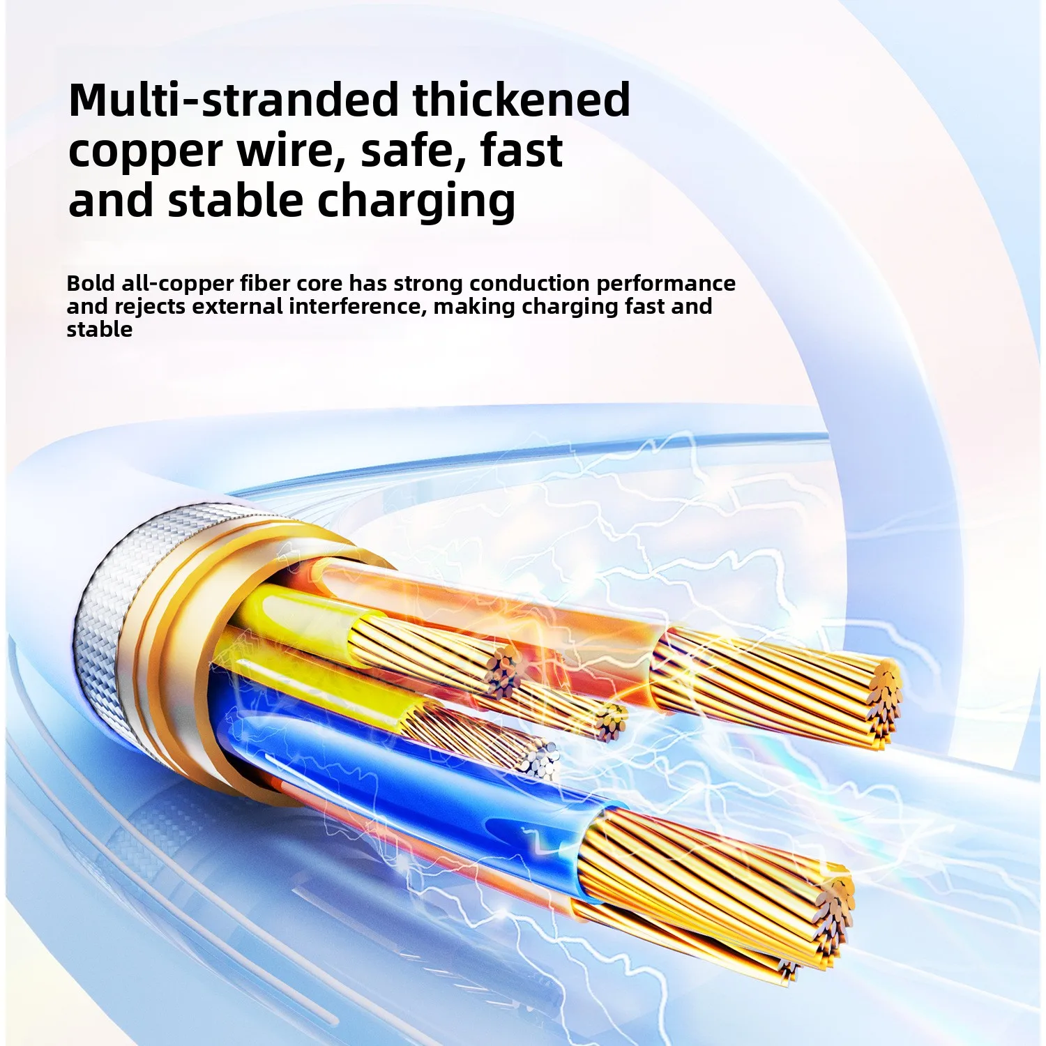 Kabel do transmisji danych PD140W MAX 5A z silikonu z wyświetlaczem LED, kabel szybkiego ładowania Type-C do Type-C do telefonów Huawei, Samsung, iPhone — zdjęcie produktu 3