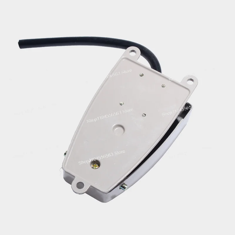 Hot Sale Aluminum Shell Foot Switch EKW-5A-B With Wire Normally Open Self Resetting Non Self locking Wire Length 10cm