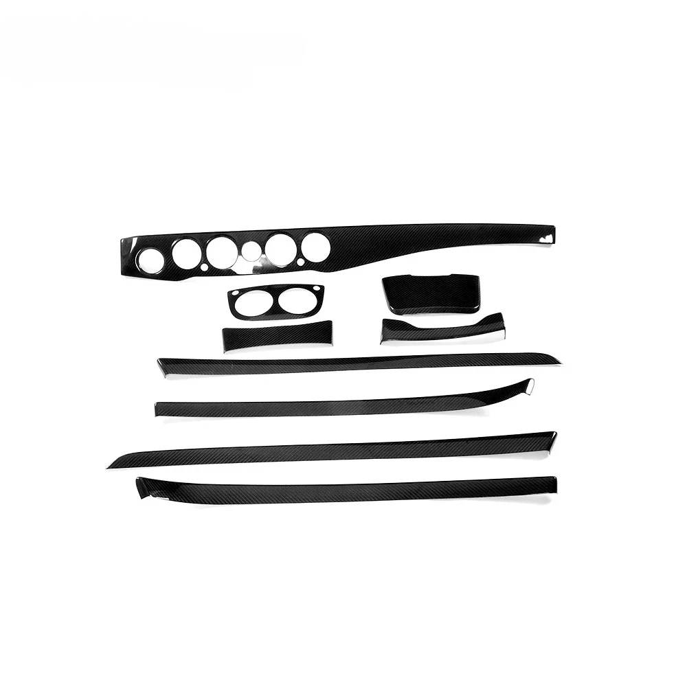 

Carbon Fiber Car Dashboard Decorative Set for Mercedes S-CLASS (W222, V222, X222) 2015 9pcs/set,Car Interior Kits High Polished