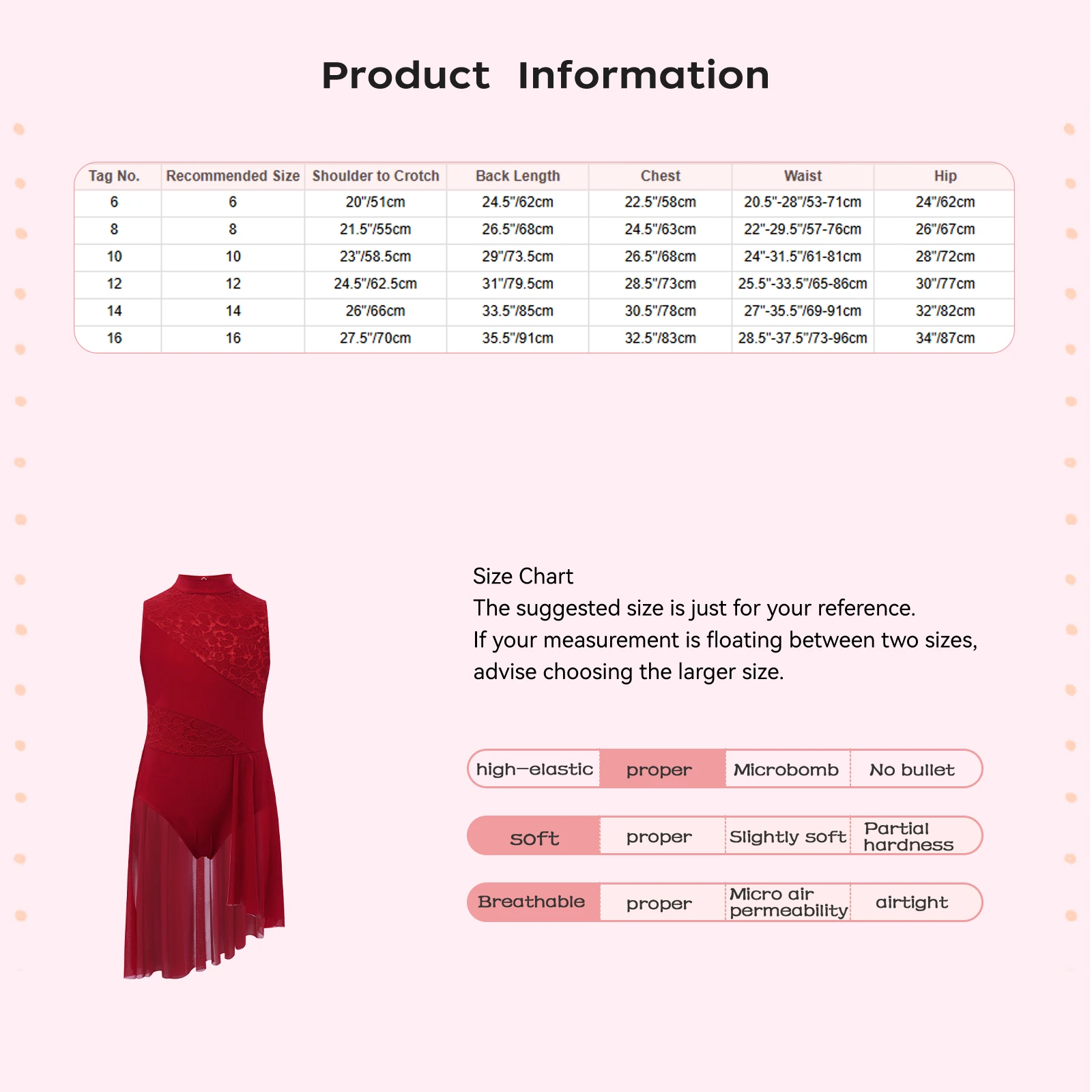 Kids Girls Ballet Dress Sleeveless Floral Lace Patchwork Mesh Tulle Lyrical Dance Costume Contemporary Leotard Dress Dancewear