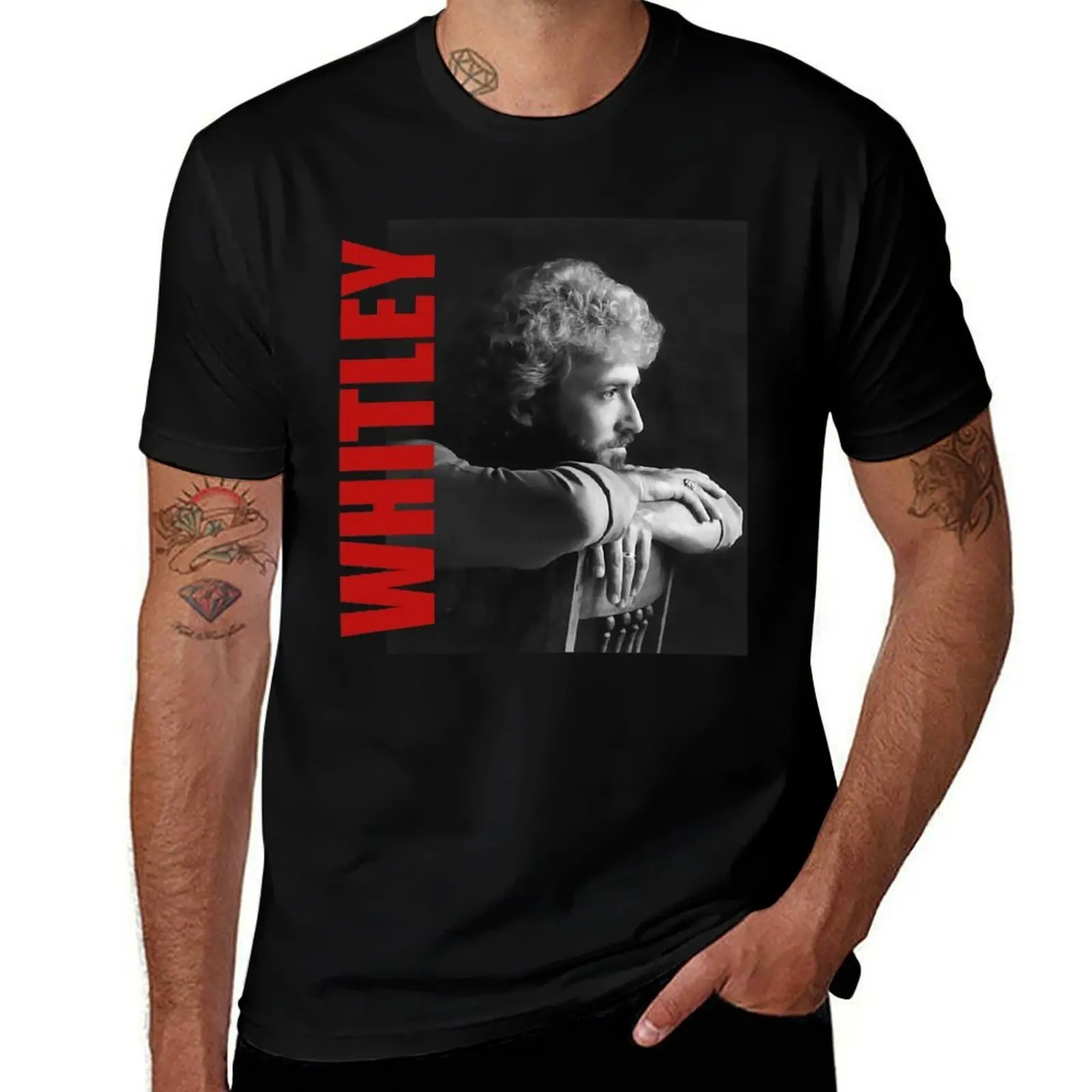 kéìth music whítlèy kéìth music whítlèy Retro Aesthetic Fan Art 80s T-Shirt Casual Simple Design Short Sleeve Shirt T-Shirt