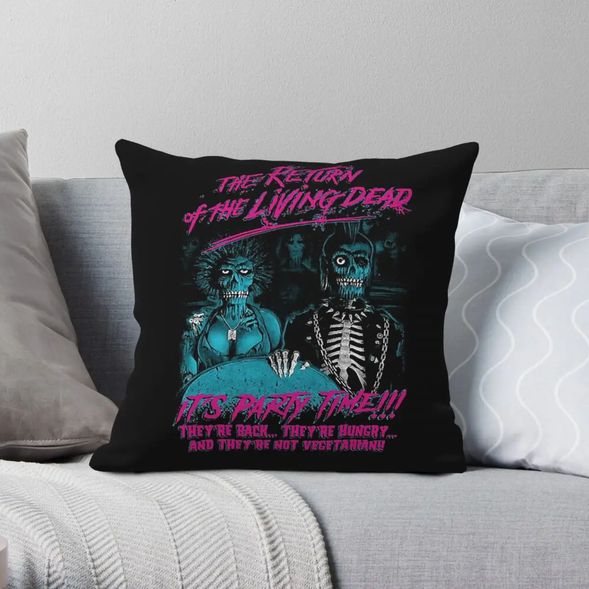 The Return Of The Living Dead Square Pillowcase Polyester Linen Velvet Creative Zip Decor Throw Pillow Case Home Cushion Cover