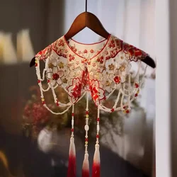 Wraps Fashion Clothes Casual Qipao Vintage Women Clothing Streetwear Embroidery Ethnic Style Hanfu Poncho Capes Cloak Shawls