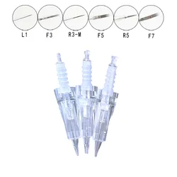 100/50/10Pcs Dr.Pen Tattoo Needle PMU Bayonet Cartridge Needles For Ultima Dr Pen N2/M7/M5/E30/A6/A1/A10 L1 F3 R3 R5 F5 F7 Pins