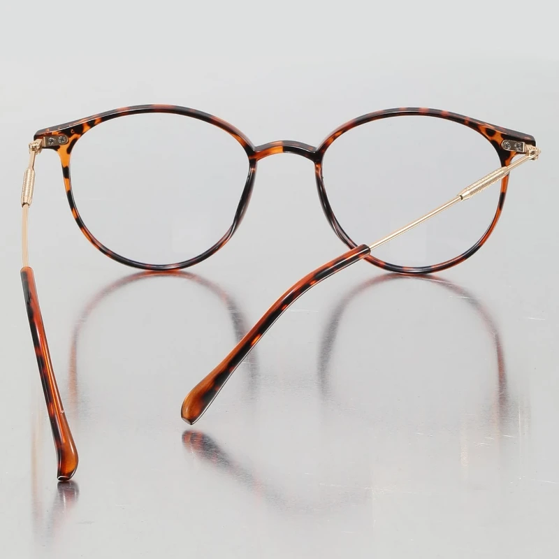 1 Stück Damen-Rundbrille für den Alltag, vielseitig, farbwechselnd, schlicht und modisch, geeignet für den Schulweg. – Detail 4