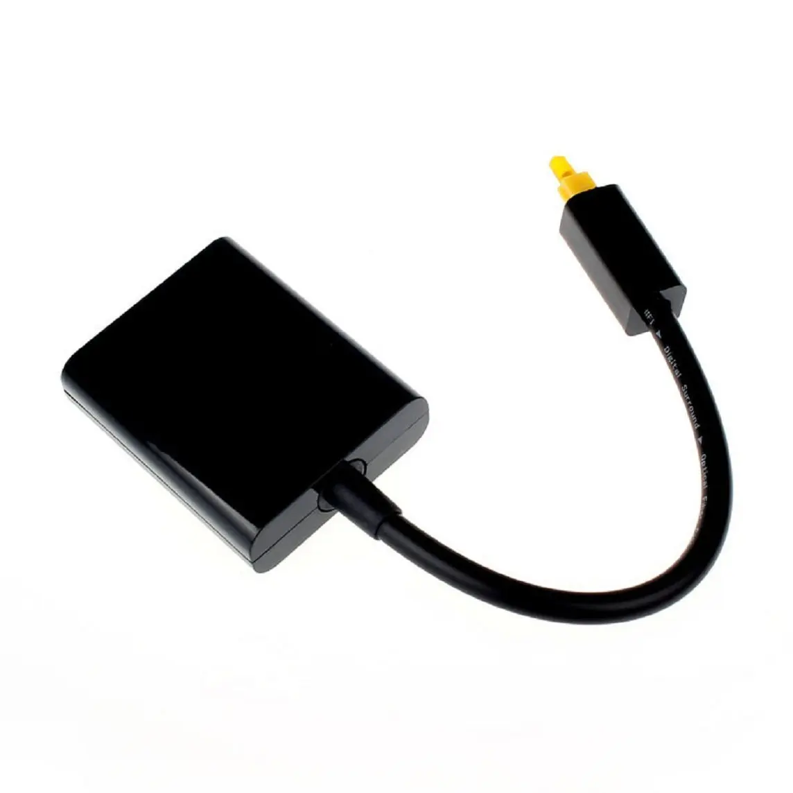 2 Way Optical Fiber Splitter Toslink SPDIF 2 in to 1 out Adapter Optical Audio Cable for Hi-Fi Sound System