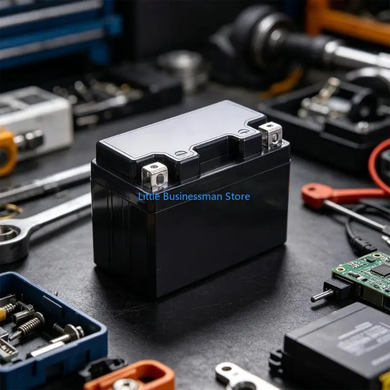 Tragbares YT4-Batteriegehäuse aus Kunststoff für mehrere Marken, Größe 4,44 x 2,51 x 3,34 Zoll, M76A – Detail 3