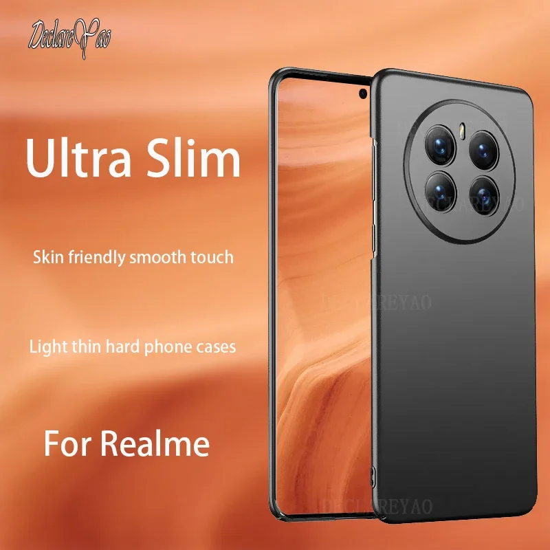 Чехлы для Realme GT Neo 6 5 SE, обложки для телефона, тонкий чехол для OPPO Realme GT 2 Pro 2T 3 3T GT2 Explorer, Матовый Жесткий чехол для телефона