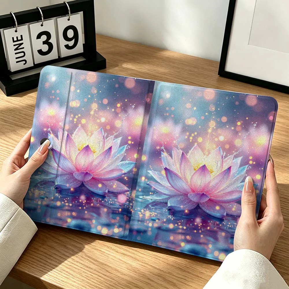 Underwater Pink Lotus Gift For OPPO VIVO IQOO OnePlus Realme Infinix Pad Pro 13 12.1 11.61 11.4 11 inch Tablet Case